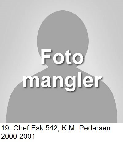 19. Chef Esk 542 K.M. Pedersen 2000-01