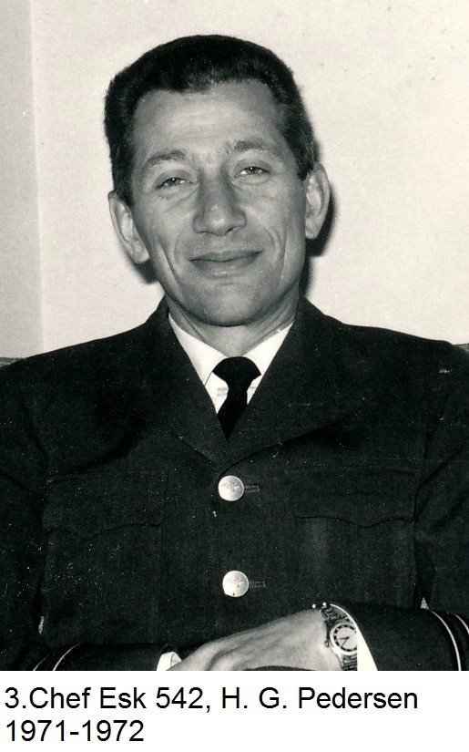 3. Chef Esk 542 H.G. Pedersen 1971-72